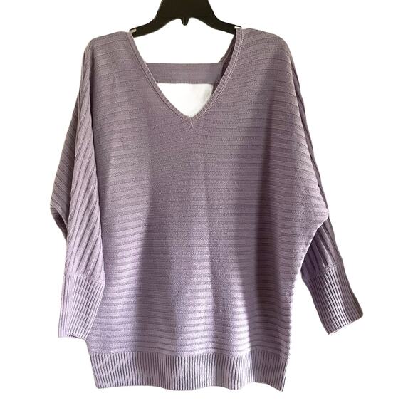 SOHO Oversized Light Purple FALL Sweater- S - Picture 1 of 7